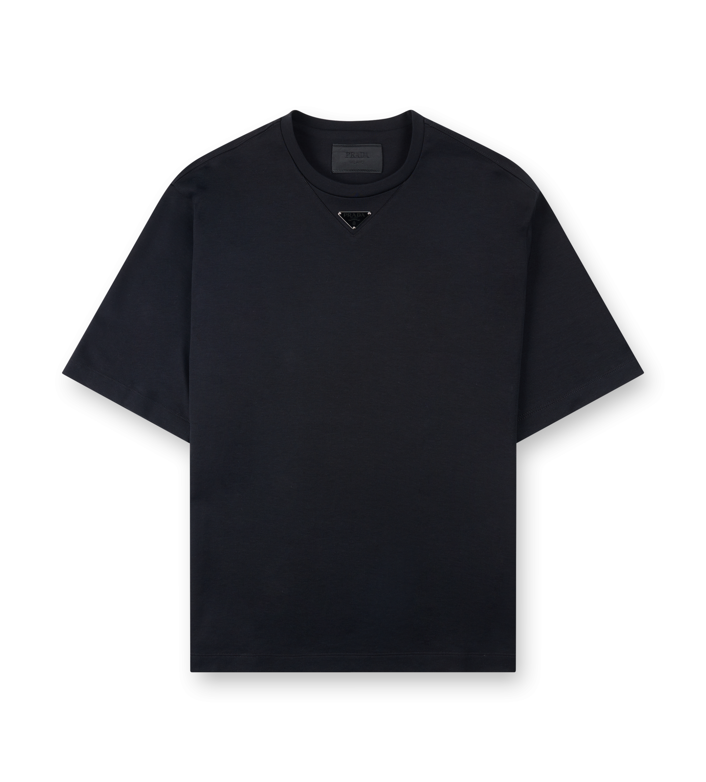Prada Cotton T-shirt in black
