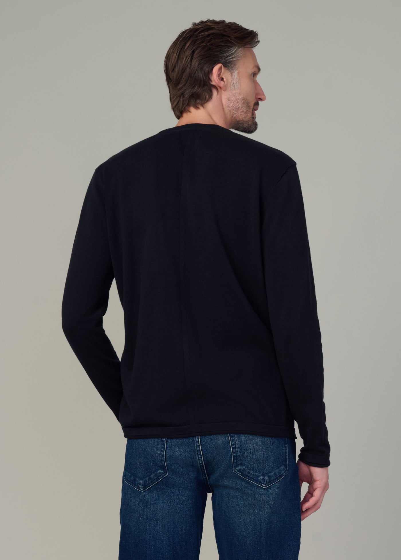 LONG SLEEVE CREWNECK SWEATER - Image 4