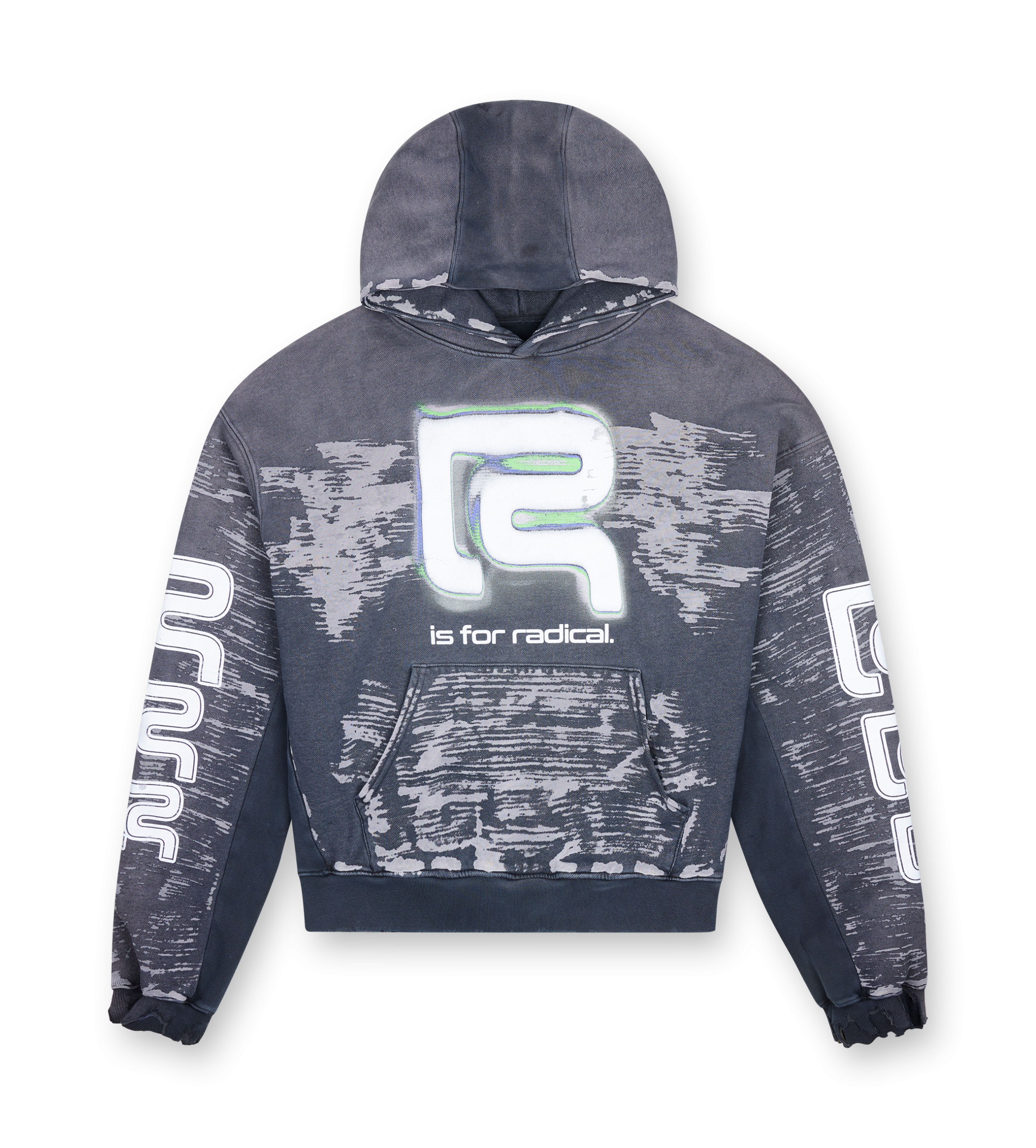 123 Rivington Origins CVA Hoodie in Mechanic Black