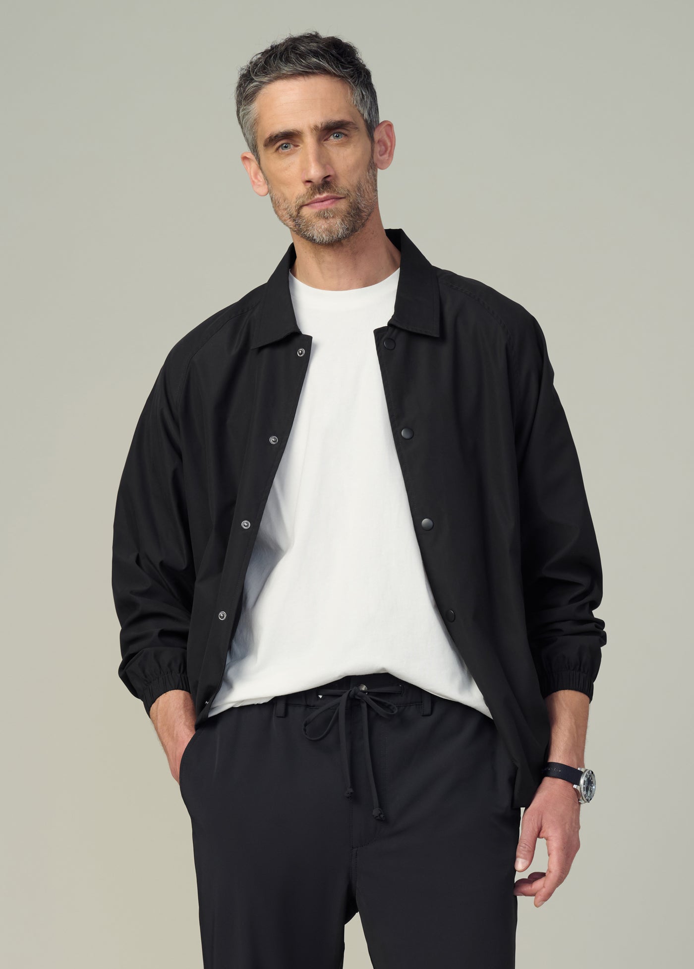 NYLON COACHES JACKET