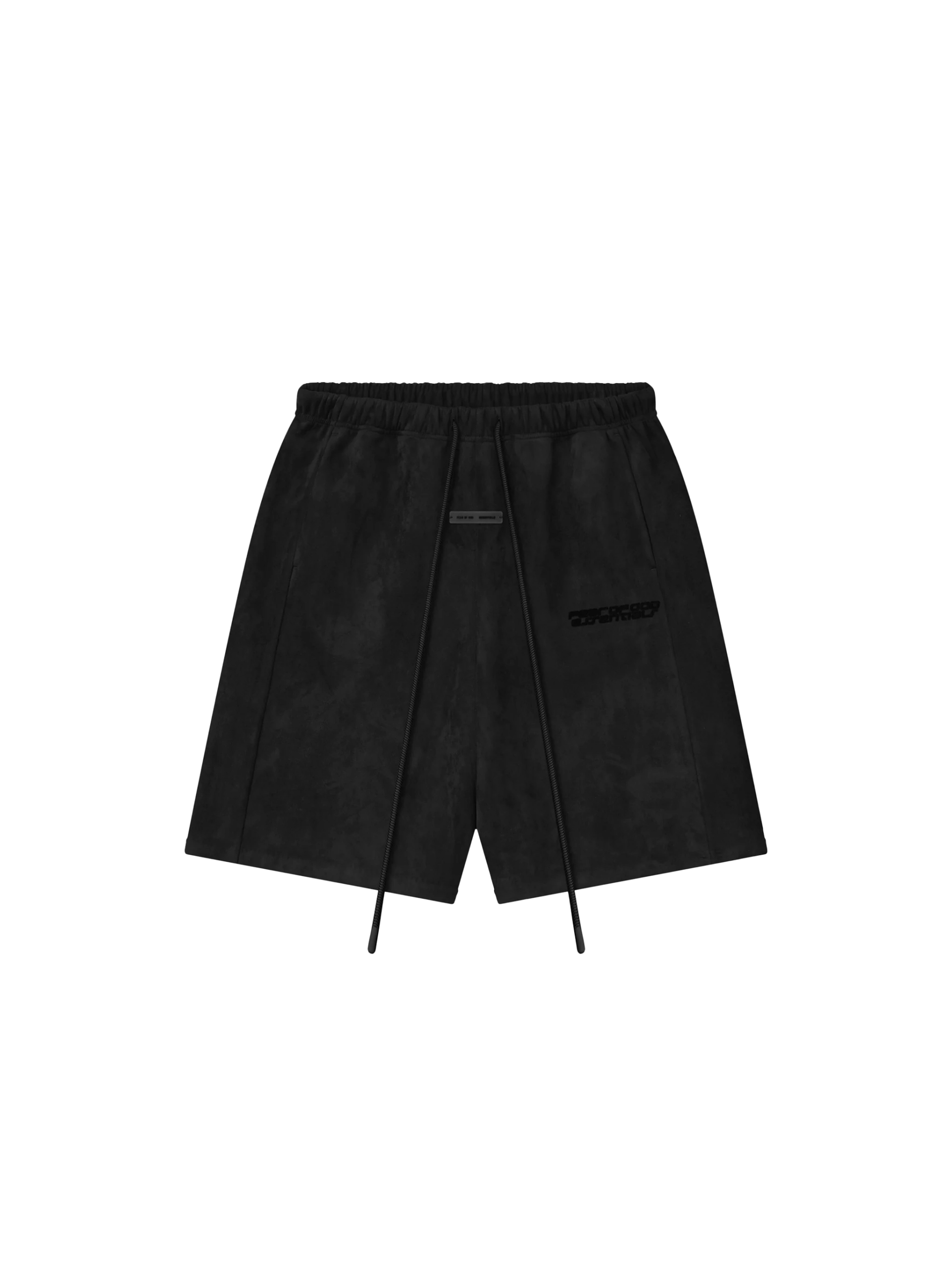 Fear of God Essentials Relaxed Sweatshort in Vintage Black