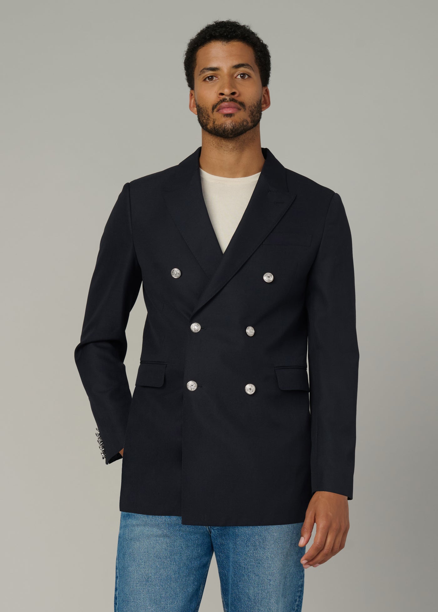 DOUBLE BREASTED BLAZER