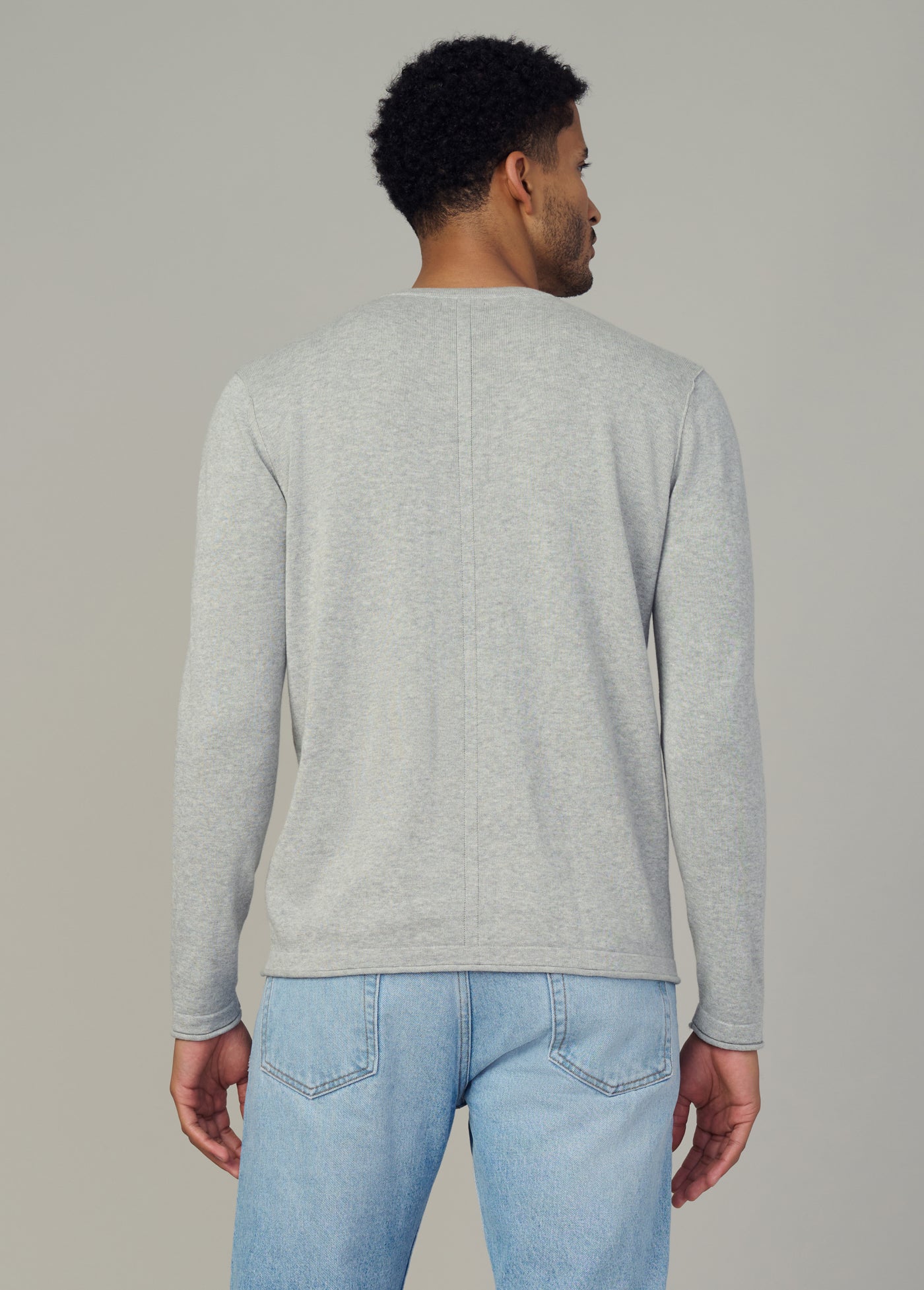 LONG SLEEVE CREWNECK SWEATER - Image 4