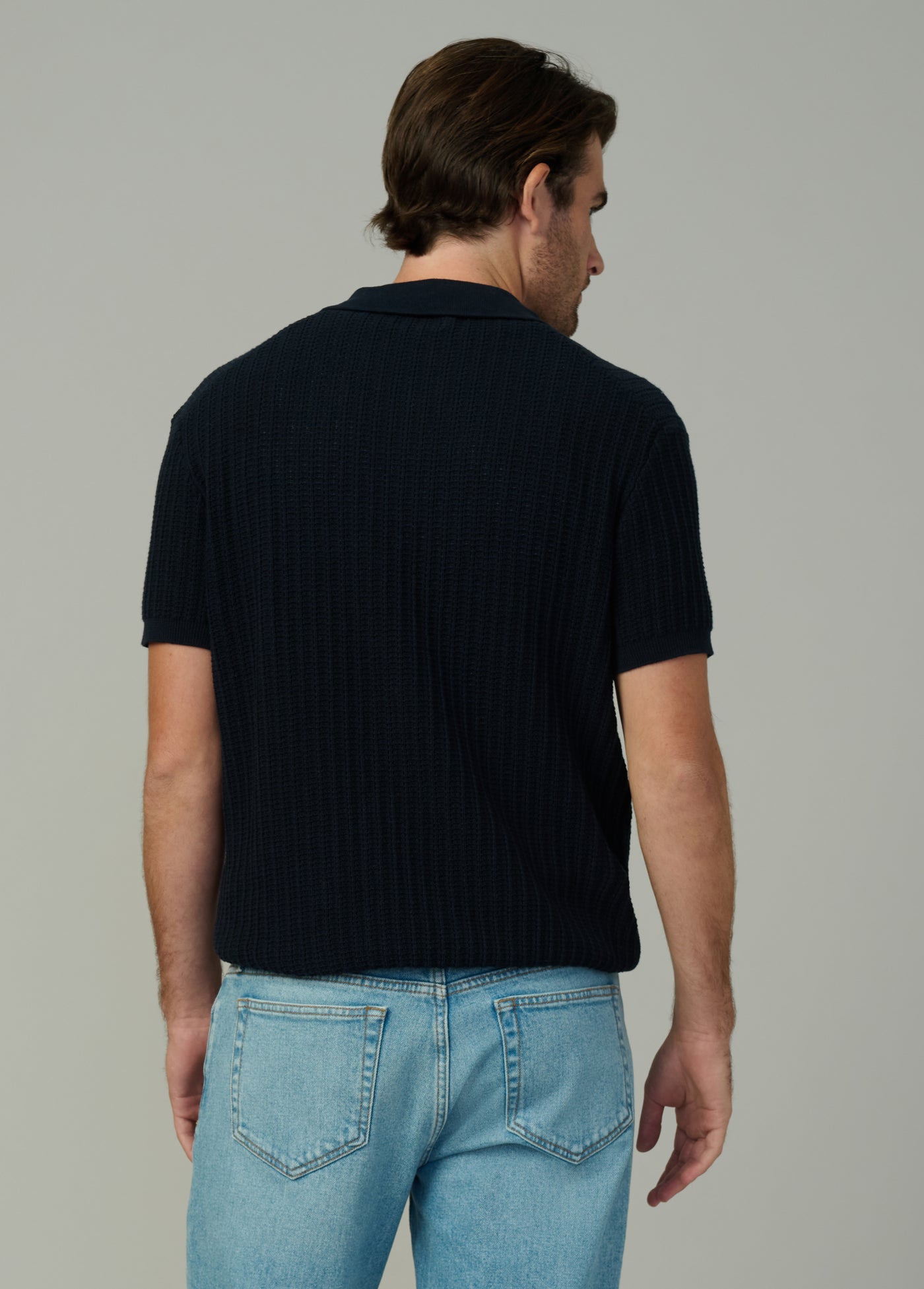 TEXTURED SWEATER POLO - Image 4