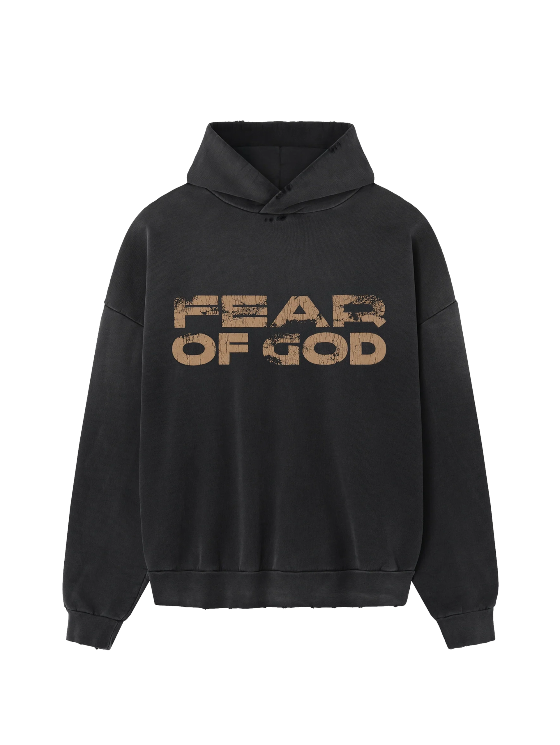 Fear of God Crumble hoodie in Black