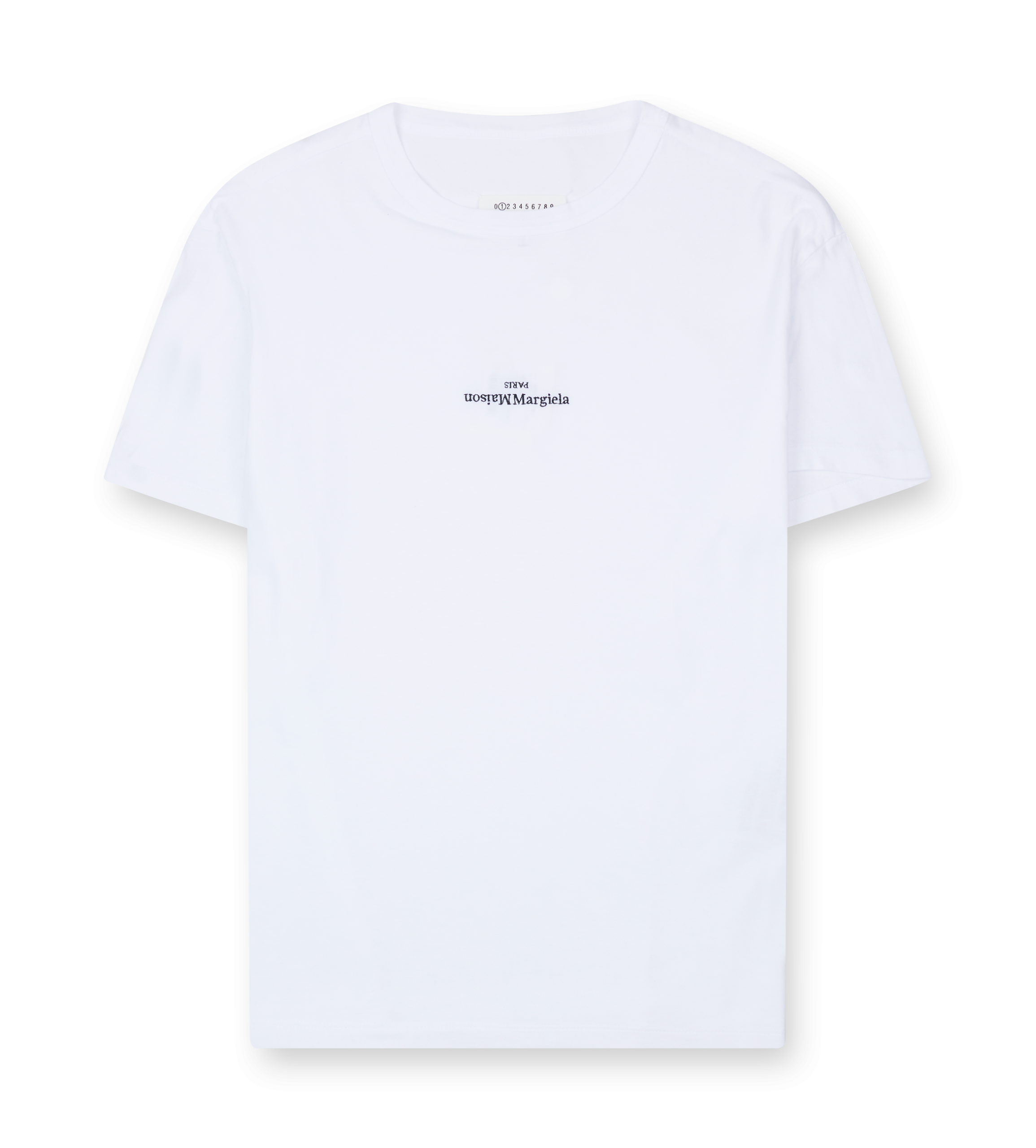 Maison Margiela Cotton T-Shirt Logo in White