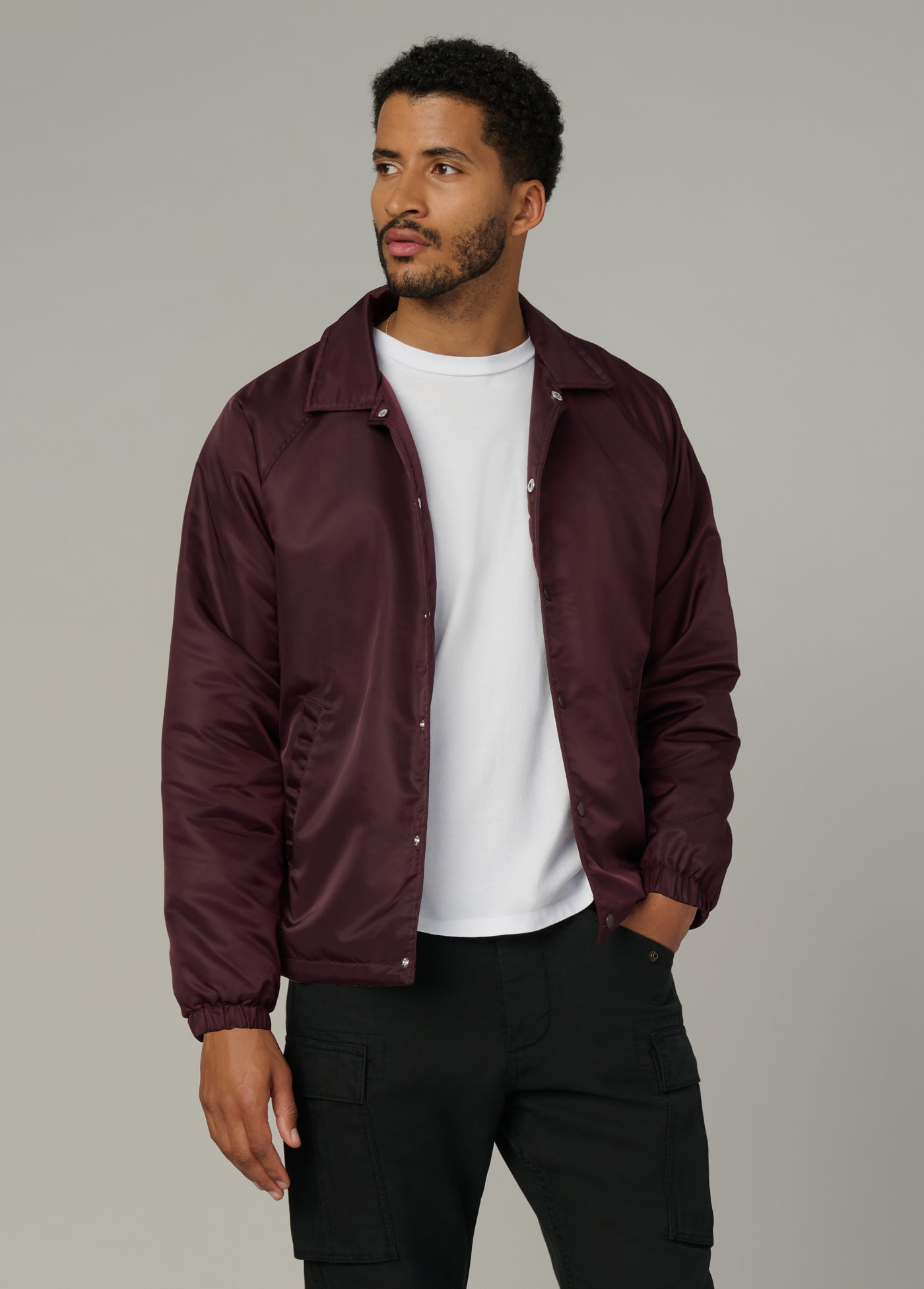 THE SATINE COACH JACKET